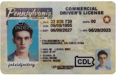 Fake Pennsylvania CDL