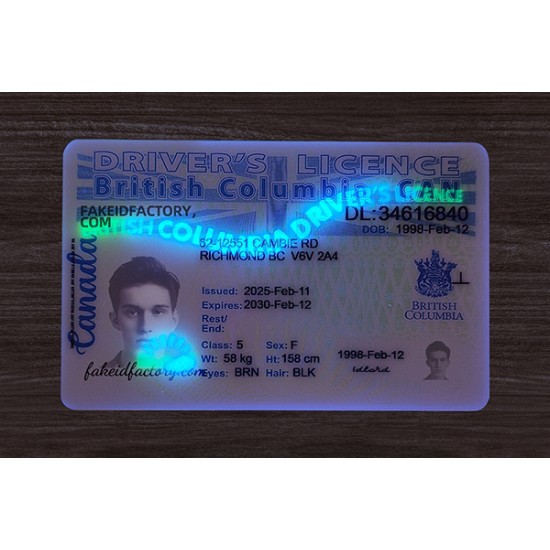 BRITISH COLUMBIA FAKE ID(2025 VERSION)