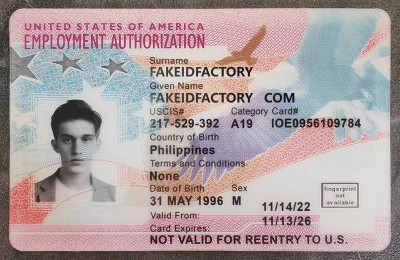 Employment Authorization Card