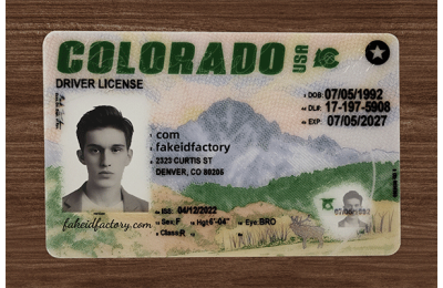 COLORADO FAKE DRIVER LICENSE