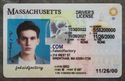 Massachusetts Fake ID