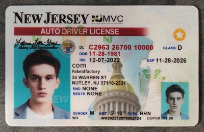 New Jersey Fake ID