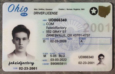 Ohio scannable Fake ID