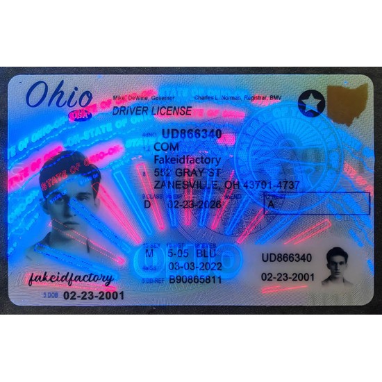 Ohio scannable ID