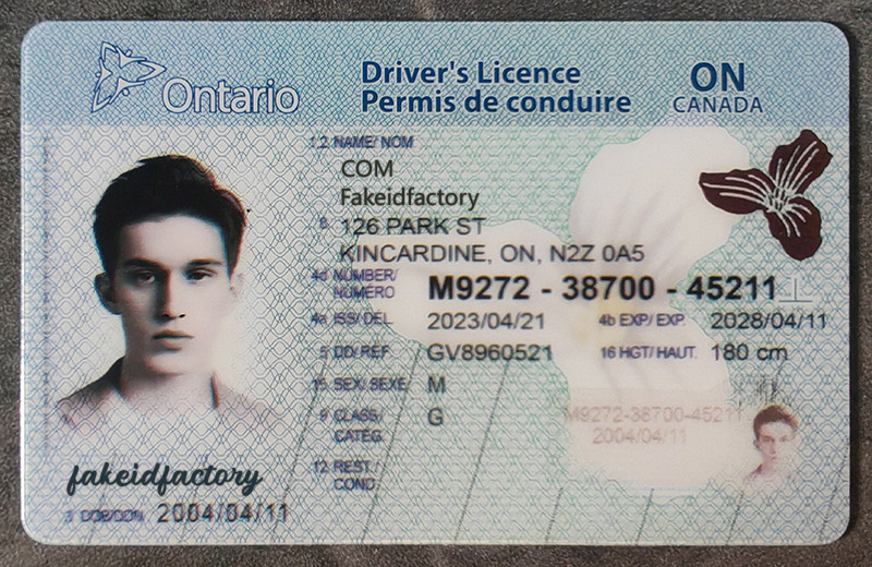 Ontario Scannable ID